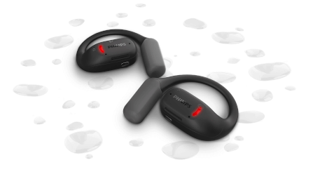 หูฟังไร้สาย PHILIPS TAA6709DG/97 หูฟังสำหรับกีฬา OPEN-EAR BLUETOOTH 5.4 สีดำ_1